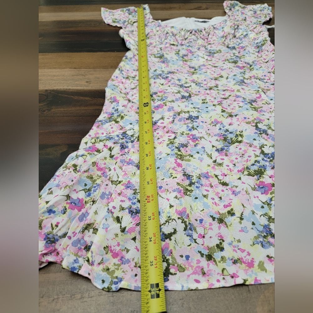 Juniors' SO Sweetheart Flutter Sleeve Mini Dress Floral Multicolor Size XL - Picture 11 of 12